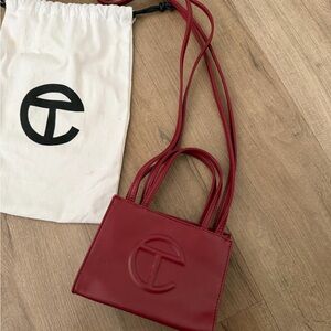 Telfar Mini Bag in Rich Red